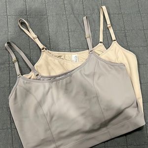 Davin & Adley pumping and nursing Amelia tanks - Sand & Stone w/ bag